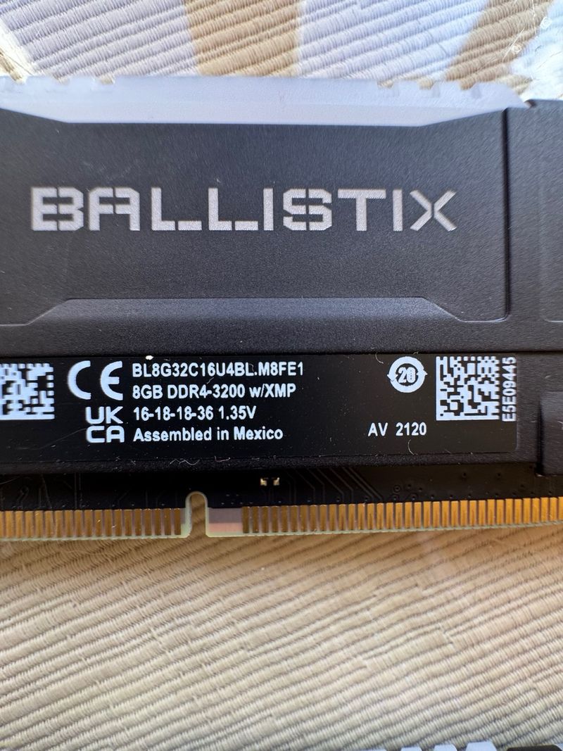 Memoria RAM Crucial Ballistix DDR4 RGB afbeelding 3