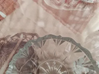 Juego de 3 cuencos de cristal vintage