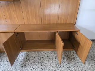 Mueble modular madera vintage