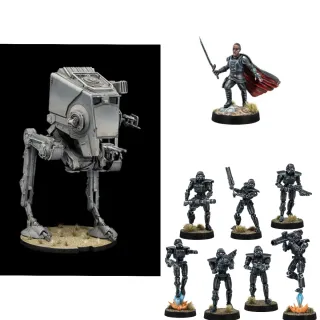 Lote Star Wars Legion: Moff Gideon, AT-ST, Soldado