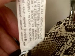 Gonna Zara stampa pitone