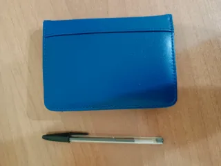 Agenda con calcolatrice blu