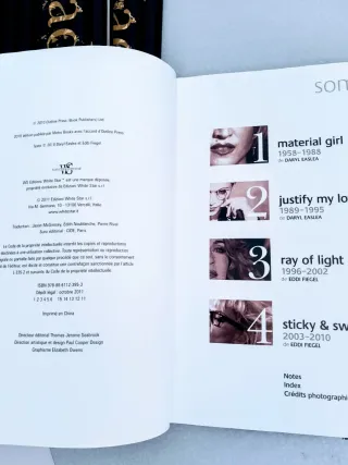 MADONNA Gran Formato. Edición en Francés. Book