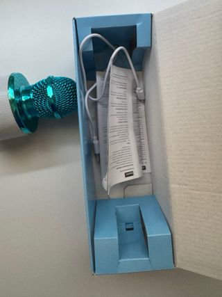 Micrófono Karaoke Inalámbrico Azul