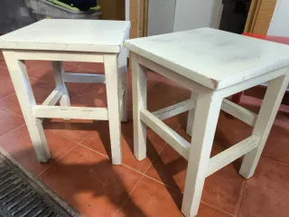 Taburetes de madera maciza