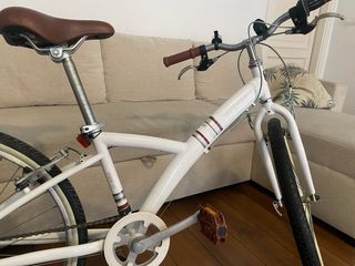 Bicicleta BTWIN blanca 8-12 años