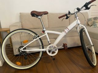 Bicicleta BTWIN blanca 8-12 años
