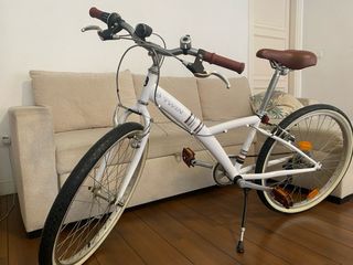 Bicicleta BTWIN blanca 8-12 años