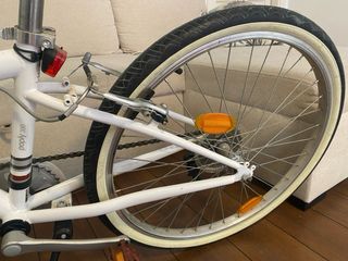 Bicicleta BTWIN blanca 8-12 años