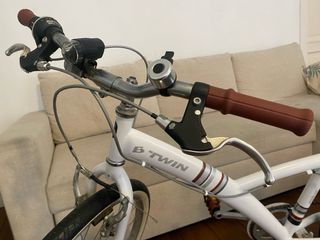 Bicicleta BTWIN blanca 8-12 años