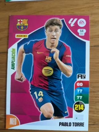 Carta Adrenalyn XL 2024-2025 con Lamine Yamal