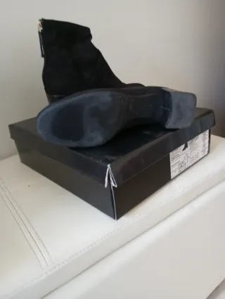 Botines negros tacón