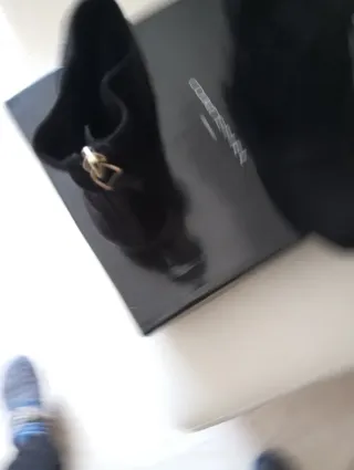 Botines negros tacón