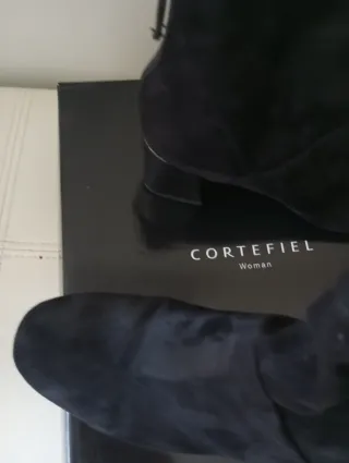 Botines negros tacón