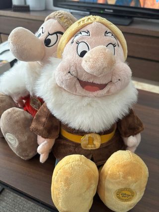 Peluche Disney Grumpy, Happy y Dopey