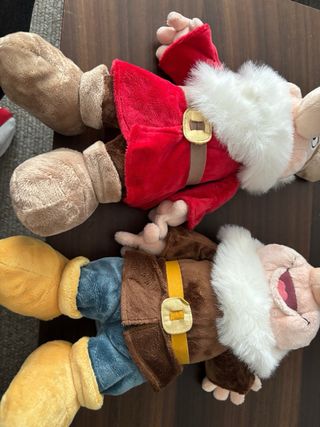 Peluche Disney Grumpy, Happy y Dopey