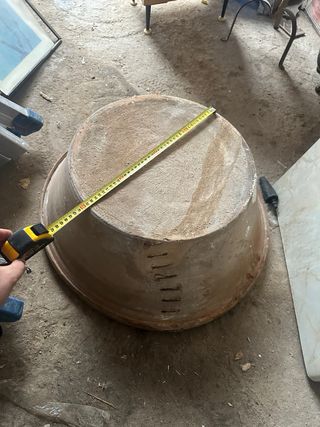 Lebrillo de barro grande