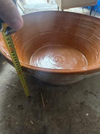 Lebrillo de barro grande