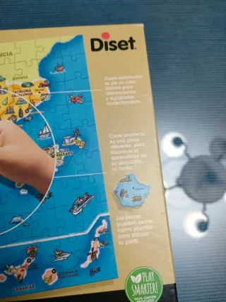 Puzzle Jumbodiset Provincias España 137 piezas