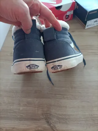 Zapatillas Vans invierno forradas azul