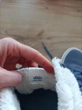 Zapatillas Vans invierno forradas azul