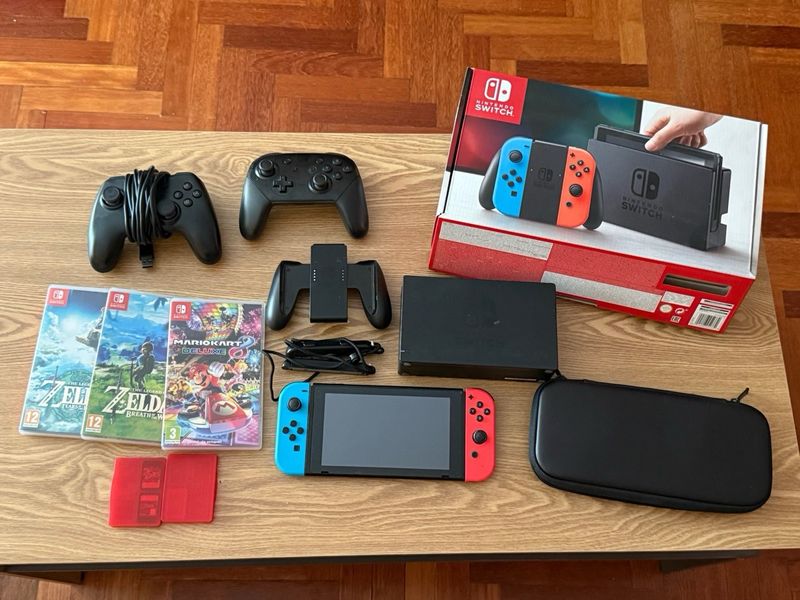 Nintendo Switch + Juegos + Accesorios afbeelding 8