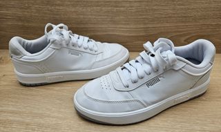 Zapatillas Puma Unisex Talla 39 Blancas