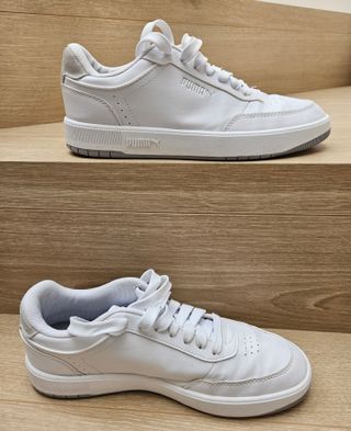 Zapatillas Puma Unisex Talla 39 Blancas