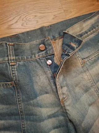 Vaqueros campana vintage hombre