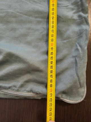 Sacco a pelo verde con borsa