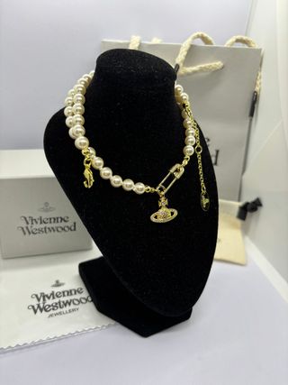 Collar Vivienne Westwood Perlas Oro