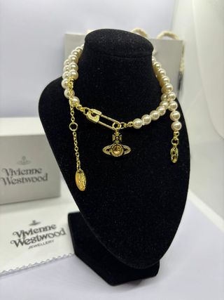 Collar Vivienne Westwood Perlas Oro