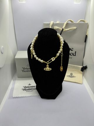 Collar Vivienne Westwood Perlas Oro