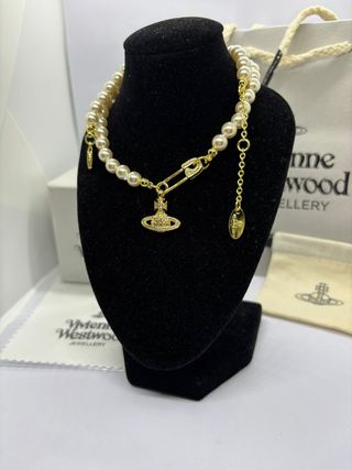 Collar Vivienne Westwood Perlas Oro