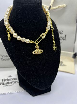 Collar Vivienne Westwood Perlas Oro