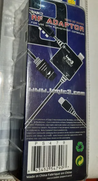 Adaptador RF Logic 3 para PlayStation