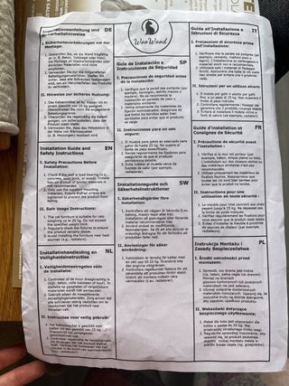 Scala e amache da parete per gatti