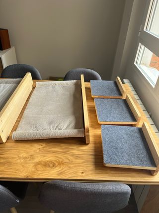 Scala e amache da parete per gatti