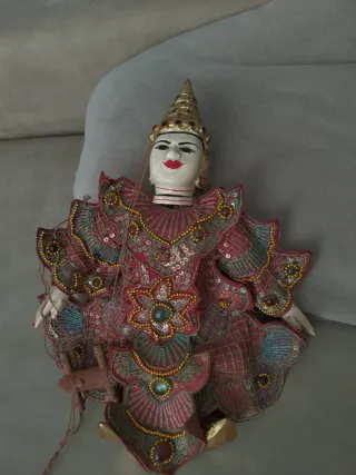 Marioneta Tailandesa Antigua Años 50/60