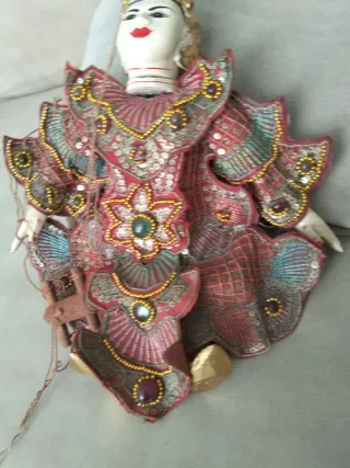 Marioneta Tailandesa Antigua Años 50/60