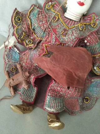 Marioneta Tailandesa Antigua Años 50/60