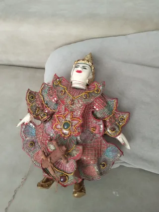 Marioneta Tailandesa Antigua Años 50/60