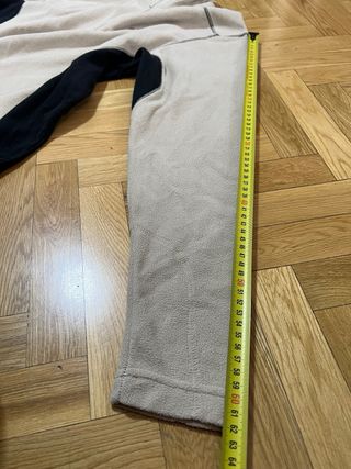 Columbia Polar Hombre Media Cremallera Beige Negro