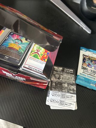 Lote Cartas Dragon Ball Fusion World ( 182 cartas)