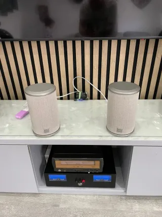 Altavoces JVC Hi-Fi Negros y Plateados