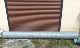 Escalera exterior galvanizada (tramo superior)