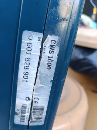 Caja vacía para mini amoladora Bosch GWS 1000