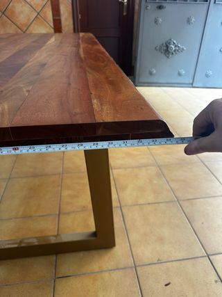 mesa comedor de acacia