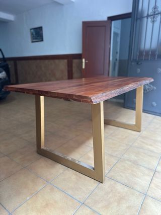 mesa comedor de acacia