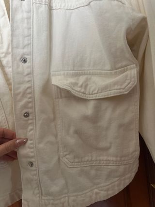 Chaqueta vaquera blanca